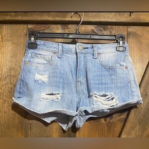 Juniors Aeropostale High Rise Shorty Shorts, size 2, light wear